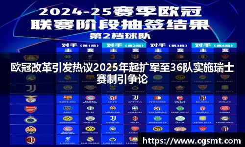 欧冠改革引发热议2025年起扩军至36队实施瑞士赛制引争论