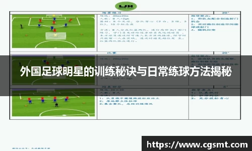 外国足球明星的训练秘诀与日常练球方法揭秘